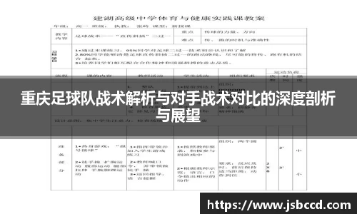 重庆足球队战术解析与对手战术对比的深度剖析与展望